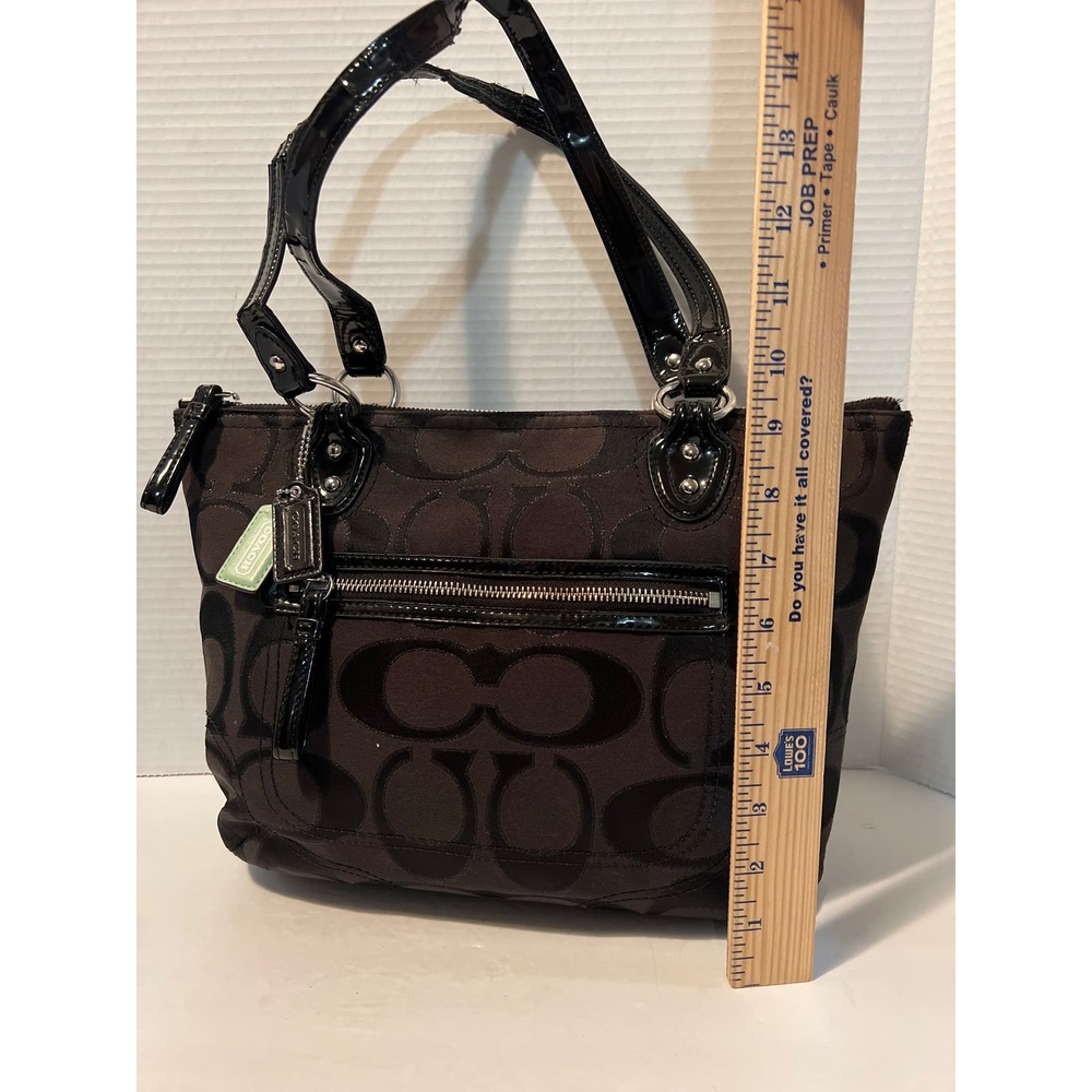 Coach black  Signature Small Tote # 23473 (See pictures) - Picture 5 of 12